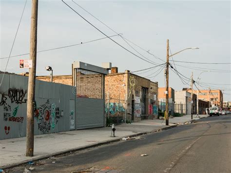 Industrial Scene In East Williamsburg Brooklyn New York City