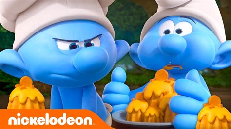 The Smurfs Cook Kitchen Disasters Without Chef Nickelodeon Cartoon