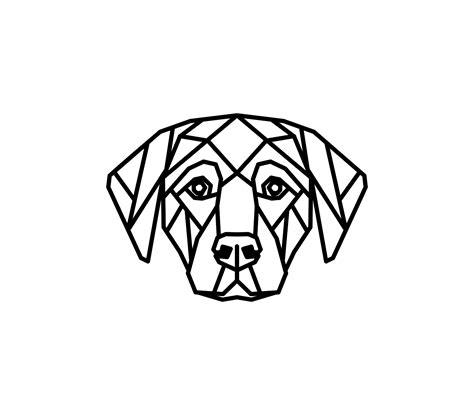 Geometric Dog | Geometric dog, Geometric tattoo nature, Geometric dog tattoo