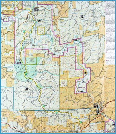 Ozark Trail Map Missouri Travelsfinderscom