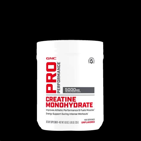 Gnc Pro Performance Creatine Monohydrate 5000 Mg 100 Servings Ebay