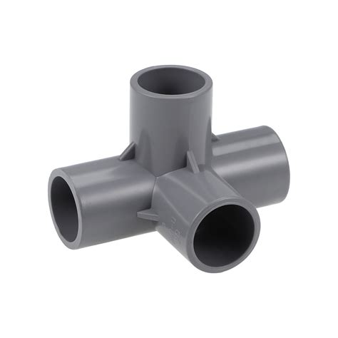 The 4 inch pvc pipe are accessible in different shapes, designs. 4-Way Elbow PVC Pipe Fitting,Furniture Grade,1/2-inch Size ...