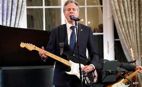 Watch Antony Blinkens Rock And Roll Moment For Music Diplomacy