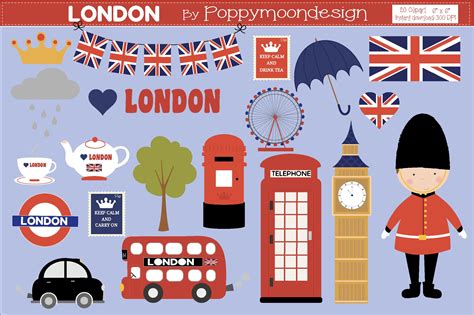 London Clipart ~ Illustrations ~ Creative Market