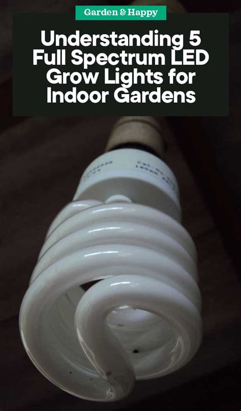 Understanding 5 Full Spectrum Led Grow Lights For Indoor Gardens