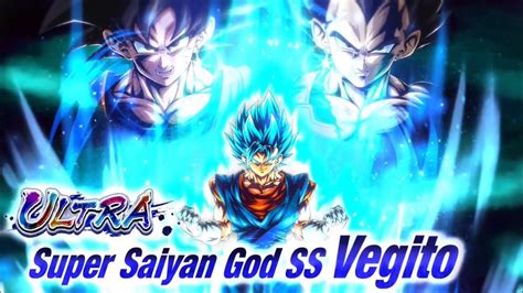 ultra ssgss vegito preview concept ultra animation in dragon ball legends youtube