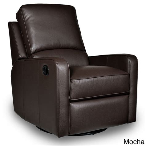 Small Swivel Recliner Chairs Pu Leather Executive Chair Leisure