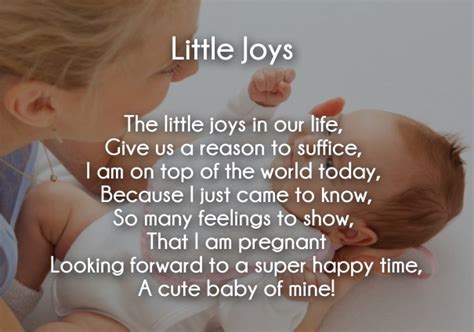 20 Cute Pregnancy Announcement Poems With Images