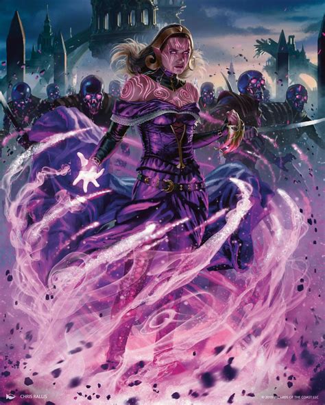 Liliana Dreadhorde General Mtg Art From War Of The Spark Set By Chris