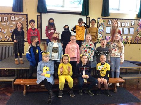 Pudsey Visits Class 4 Anson Ce Primary School