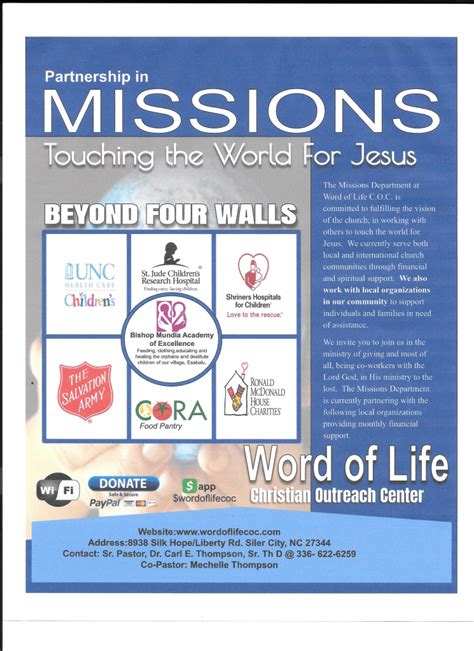 Missions Word Of Life Coc Church