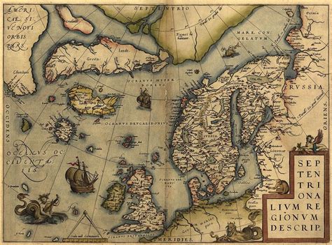 1570 Map Of Northwest Europe And The Photograph By Everett Pixels