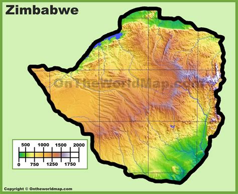 Check spelling or type a new query. Zimbabwe physical map
