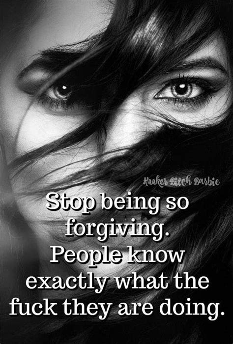 a woman s face with the words stop being so forging people know exactly what the f k they are doing