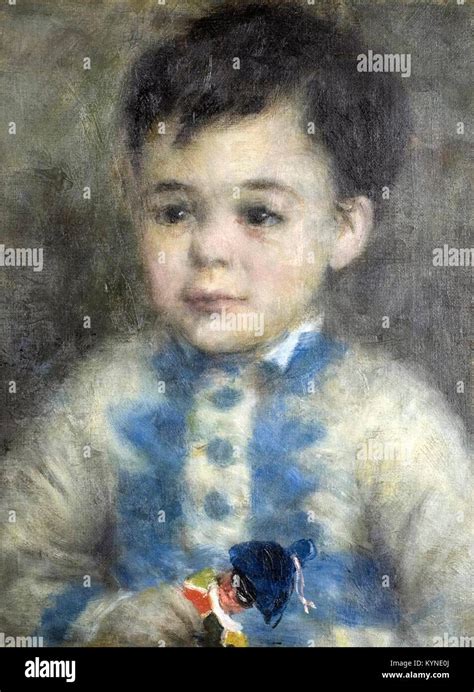 Pierre Auguste Renoir Boy With A Toy Soldier Portrait Of Jean De La