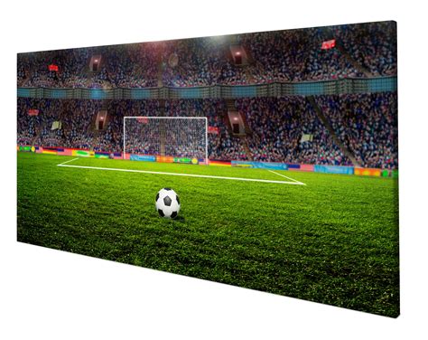 Die torlinie ist mindestens 45 m und höchstens 90 m lang. Leinwandbild Fußballfeld Panoramabild Kunstdrucke M0557 | eBay