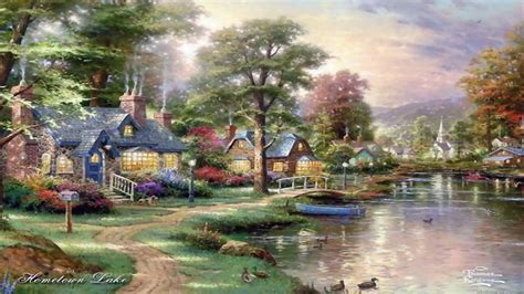 63 Thomas Kinkade Wallpapers For Desktop