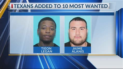2 Texas Fugitives Added To Most Wanted List Rewards Offered Youtube