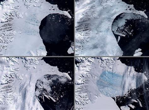 Huge Antarctic Iceberg Poised To Break Away Bbc News