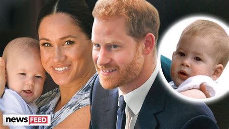 In honor of prince harry's birthday, meghan shared a sweet collage of images on instagram, which includes a sweet new photo from archie's christening in the bottom in honor of archie's christening, meghan and harry shared two portraits of their son. Internet Freaks Out Over Baby Archie TWINNING With Prince ...