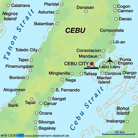 Attraction Cebu Philippines Map