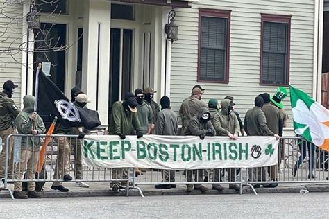 Neo Nazi Stunt At South Boston St Patricks Day Parade
