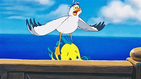 Walt Disney Screencaps Flounder And Scuttle Walt Disney Characters