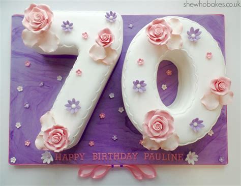 How To Bake And Ice A Number Cake She Who Bakes 70th Birthday Cake