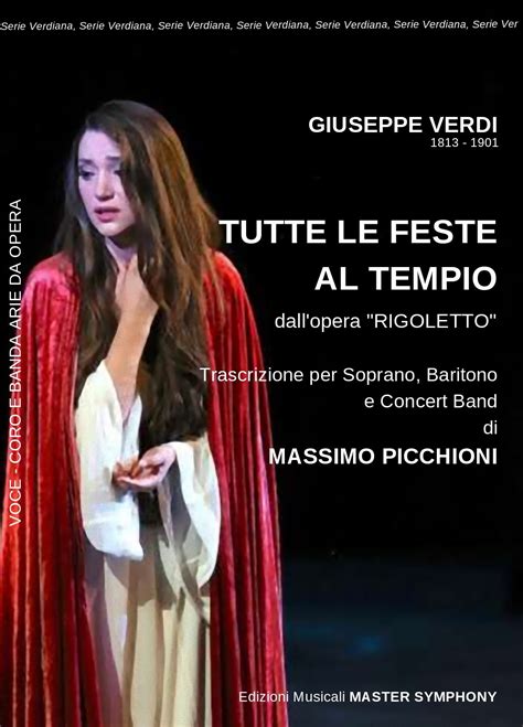 Tutte Le Feste Al Tempio Dall Opera Rigoletto Edizioni Musicali