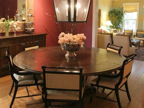 Round Dining Room Table Also Love Low Back Chairs Traditional Dining