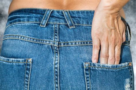 Woman With Jeans Topless Stock Photo Image Of Beautiful