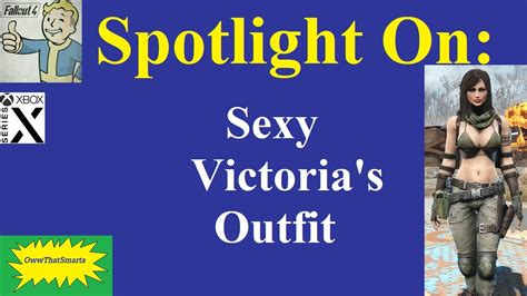 Fallout 4 Mods Spotlight On Sexy Victoria S Outfit Youtube