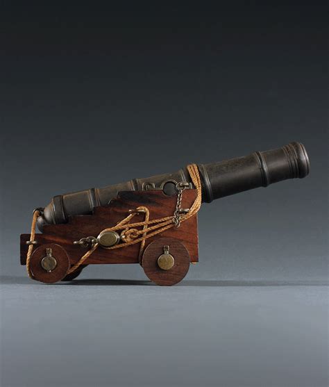 Ca0511 Model Of Late 18th Century Naval Cannon