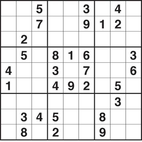 8 Best Images Of Printable Sudoku With Answers Free Medium Printable