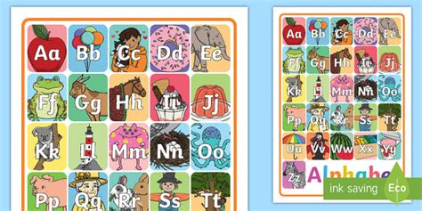 Printable A4 Alphabet Poster Teaching Resources Twinkl