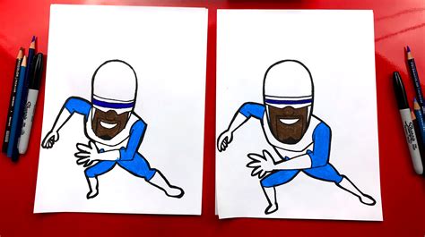 Attach a head with a point. How To Draw Frozone From Disney Incredibles 2 - Art For ...