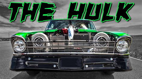 The Incredible Hulk 2500hp Chevy Ii Nova Drag Racing