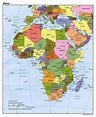 Map of Africa Political Pictures