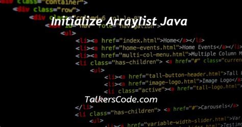 Initialize Arraylist Java