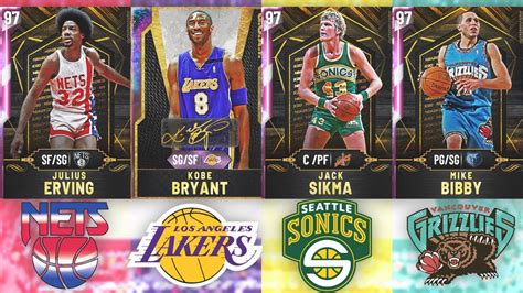 One Player From 13 Historic Nba Teams Nba 2k20 Myteam Youtube