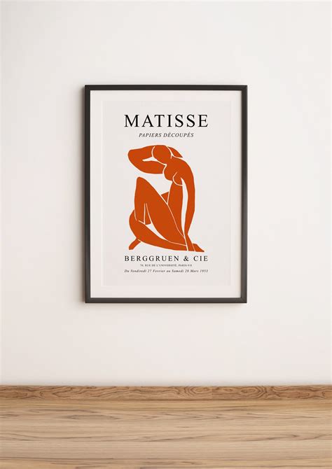 Henri Matisse Art Print Blue Nudes Exhibition Poster Etsy