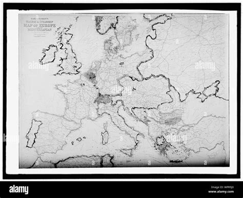 Map Of Europe Stock Photo Alamy