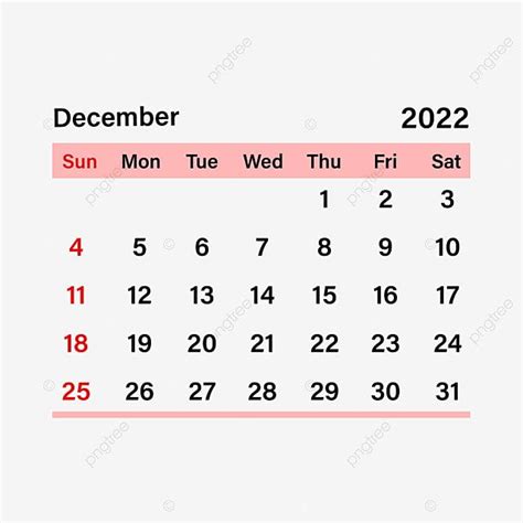 December 2022 Calendar December 2022 2022 Calendar Monthly Calendar