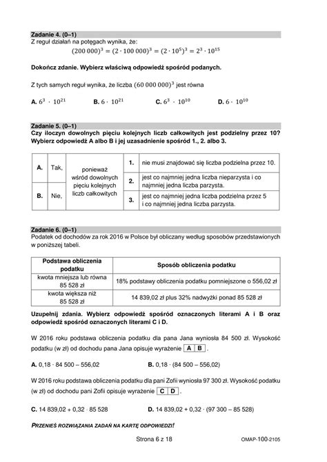Egzamin 8 Klasisty 2022 Matematyka Odpowiedzi - EGZAMIN 8-klasisty 2021: MATEMATYKA. Jakie były zadania z egzaminu