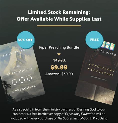 John Piper Preaching Bundle Westminster Bookstore