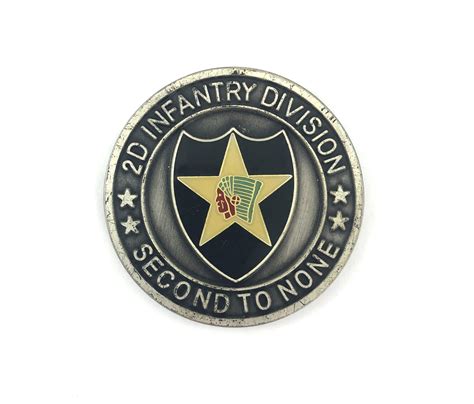2nd Infantry Division Second To None Coin For Sale At