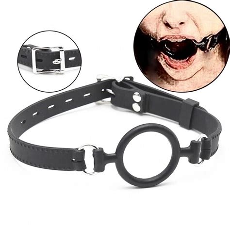Adult Bdsm Roleplay Open Mouth Ball Gag Bondage O Ring Harness Deep