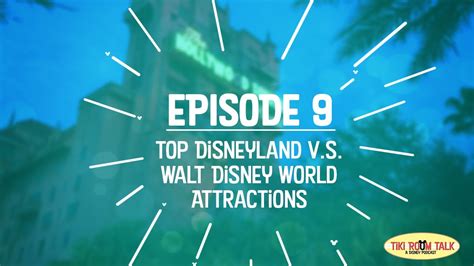 Top Disneyland Vs Walt Disney World Attractions Youtube