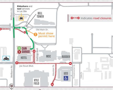 Gameday Parking Events Texas Aandm Hotel And Convention Center