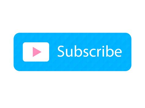 Blue Youtube Subscribe Button Ui Design Motion Design And 2d Art By